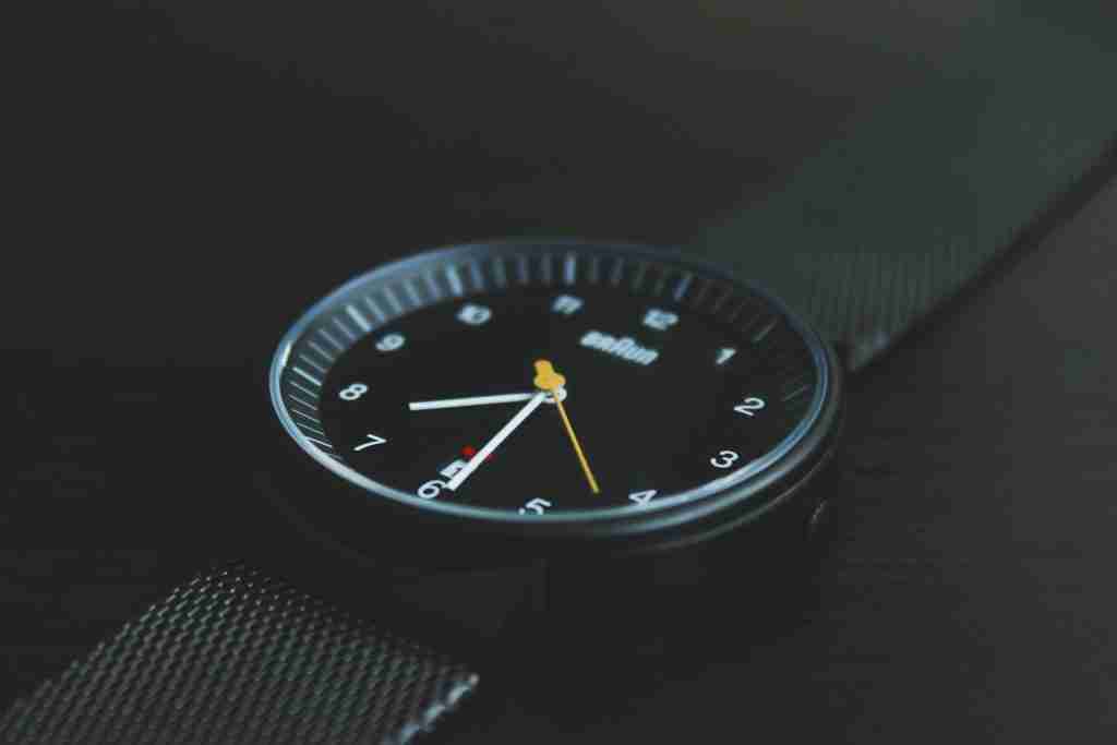 sleeping wearing watch